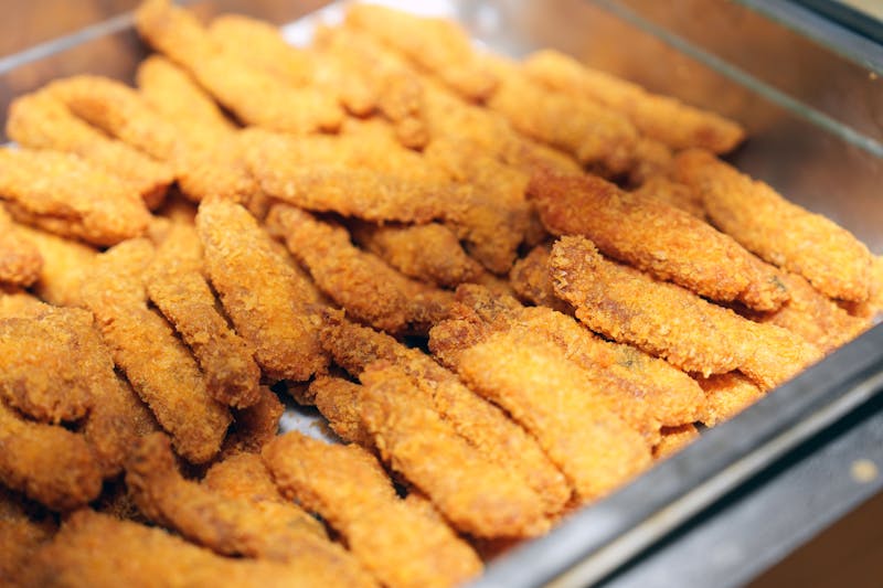 Crispy seasoned fries side dish